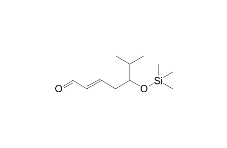 6-Methyl-5-(trimethylsiloxy)hept-2-en-1-al