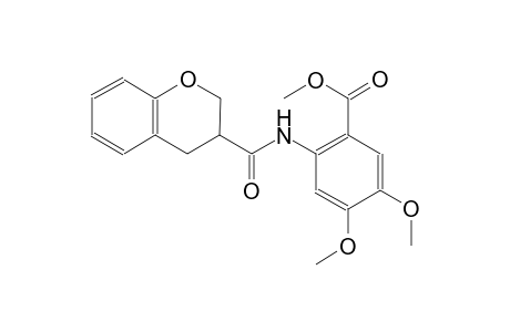 benzoic acid, 2-[[(3,4-dihydro-2H-1-benzopyran-3-yl)carbonyl]amino]-4,5-dimethoxy-, methyl ester