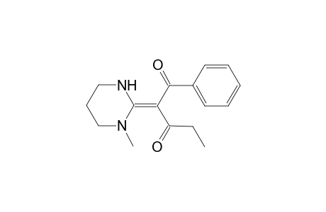 1-Methyl-2-[(benzoyl)(propionyl)methylene)]-hexahydropyrimidine