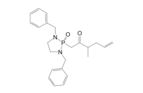 1,3-Dibenzyl-2-(3'-methyl-2'-oxo-5'-hexen-1-yl)-1,3,2-diazaphospholidine 2-Oxide