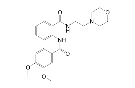 benzamide, 3,4-dimethoxy-N-[2-[[[2-(4-morpholinyl)ethyl]amino]carbonyl]phenyl]-