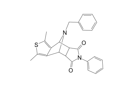 endo-4,8-Bebnzylepimino-5,6-dimethyl-2-phenyl-2,3,3a,4,8,8a-hexahydro-1H-thieno[3,4-f]isoindole-1,3-dione