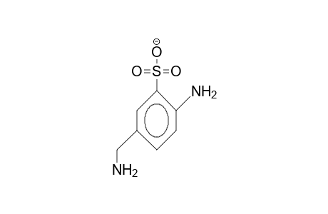 2-Amino-5-aminomethyl-benzenesulfonate anion