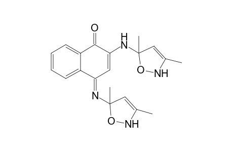 2-(3',5'-Dimethyl-5'-isoxazolylamino)-N-(3",5"-dimethyl-5"-isoxazolyl)-1,4-naphthoquinone-4-imine