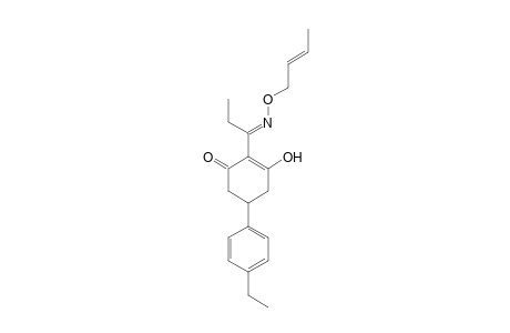 2-Cyclohexen-1-one, 2-[1-[(2-butenyloxy)imino]propyl]-5-(4-ethylphenyl)-3-hydroxy-