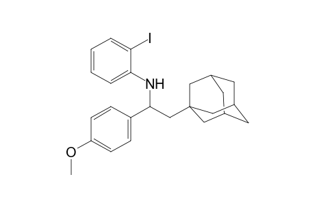 N-[2-(1-adamantyl)-1-(4-methoxyphenyl)ethyl]-2-iodo-aniline
