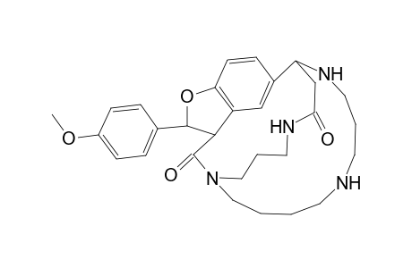 4H-1,16-Etheno-5,15-(propaniminoethano)furo[3,4-l][1,5,10]triazacyclohexadecine-4,21-dione, 3,3a,6,7,8,9,10,11,12,13,14,15-dodecahydro-3-(4-methoxyphenyl)-