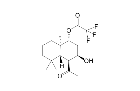 Tsangane J 6-OH trifluoroacetic acid ester