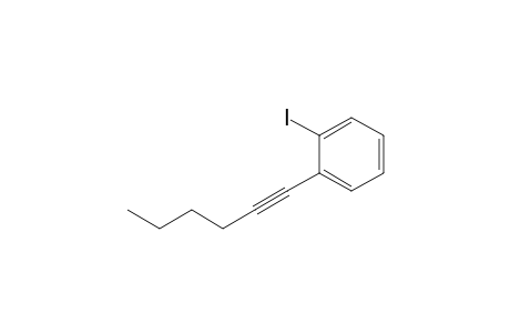 2-(1-Hexynyl)-1-iodobenzene