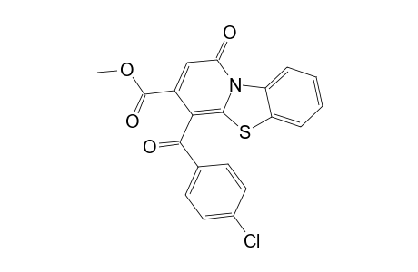 METHYL-4-(4-CHLOROBENZOYL)-1-OXO-1H-PYRIDO-[2,1-B]-BENZOTHIAZOLE-3-CARBOXYLATE