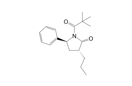 (3R,5S)-1-(2,2-dimethyl-1-oxopropyl)-2-oxo-5-phenyl-3-propylpyrrolidine