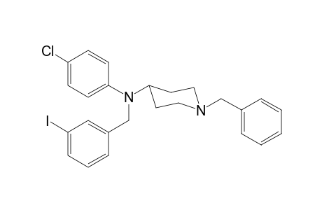 1-Benzyl-N-(4-chlorophenyl)-N-(3-iodobenzyl)piperidin-4-amine
