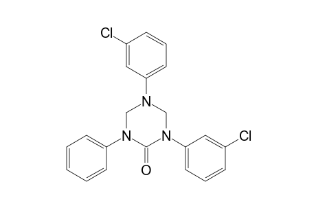 1,5-bis(3-chlorophenyl)-3-phenyl-1,3,5-triazinan-2-one