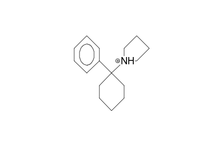 1-Pyrrolidino-1-phenyl-cyclohexane cation