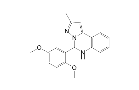 Pyrazolo[1,5-c]quinazoline, 5-(2,5-dimethoxyphenyl)-5,6-dihydro-2-methyl-