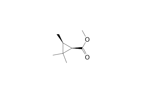 Cyclopropanecarboxylic acid, 2,2,3-trimethyl-, methyl ester, cis-(.+-.)-