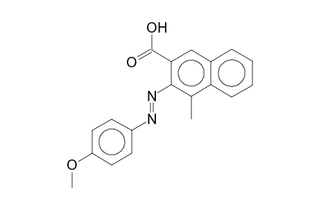 3-(4-Methoxyphenylazo)-4-methylnaphthalene-2-carboxylic acid