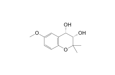 (3S,4S)-6-methoxy-2,2-dimethyl-3,4-dihydro-2H-1-benzopyran-3,4-diol