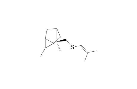 (R)-1,7-Dimethyl-7-(2-methyl-1-propenylthiomethyl)tricyclo[2.2.1.0(2,6)]heptane