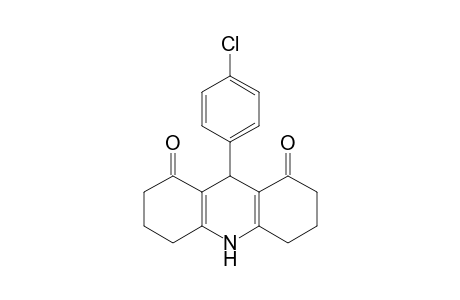 3,4,6,7,9,10-Hexahydro-9-(4-chlorophenyl)-1,8(2H,5H)-acridinedione