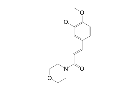 Morpholine, 4-[3-(3,4-dimethoxyphenyl)-1-oxo-2-propenyl]-