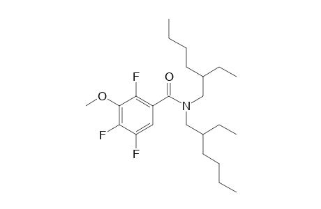 2,4,5-Trifluoro-3-methoxybenzamide, N,N-di(2-ethylhexyl)-