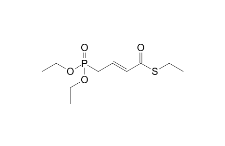 (E)-S-Ethyl 4-(diethoxyphosphoryl)but-2-enethioate