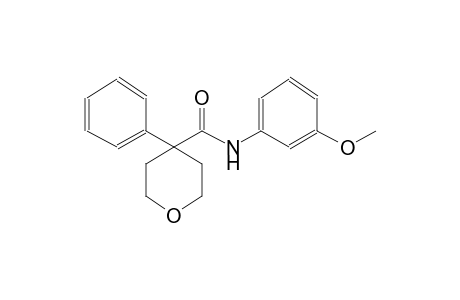 2H-pyran-4-carboxamide, tetrahydro-N-(3-methoxyphenyl)-4-phenyl-