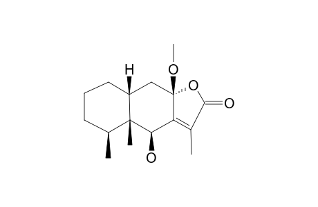 EREMOPHIL-7(11)-EN-12,8-A-OLIDE,6-B-HYDROXY-8-B-METHOXY