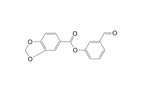 (3-formylphenyl) 1,3-benzodioxole-5-carboxylate