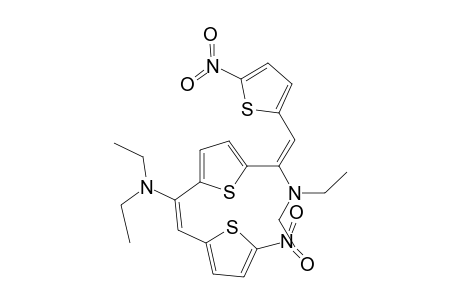 (E)-1-[5-[(E)-1-(diethylamino)-2-(5-nitro-2-thienyl)vinyl]-2-thienyl]-N,N-diethyl-2-(5-nitro-2-thienyl)ethenamine