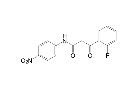 2-(o-fluorobenzoyl)-4'-nitroacetanilide