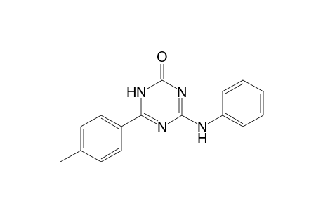 4-(4-Methylphenyl)amino-6-phenyl-1,3,5-triazin-2(1H)-one