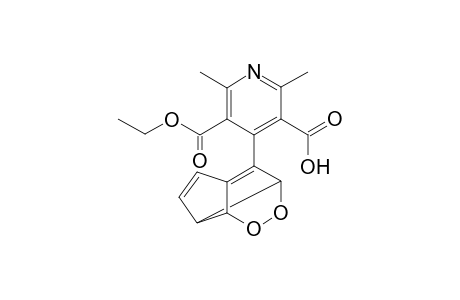 3-Hydroxycarbonyl-4-(1',3'-dioxabicyclo[4.3.0]nona-5',7',9'(4')-trien-5'-yl)-5-ethoxycarbonyl-2,6-dimethylpyridine