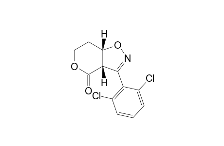 cis-3-(2,6-Dichlorophenyl)-3a,6,7,7a-tetrahydro-4H-pyrano[3,4-d]isoxazol-4-one