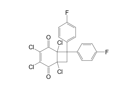 1,3,4,6-Tetrachloro-7,7-bis(4-fluorophenyl)bicyclo[4.2.0]oct-3-en-2,5-dione