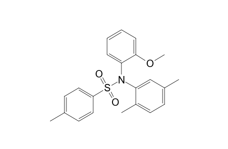 N-(2,5-dimethylphenyl)-N-(2-methoxyphenyl)-4-methyl-benzenesulfonamide