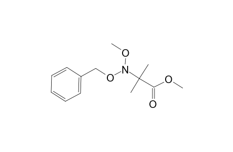 Methyl 2-[(benzyloxy)(methoxy)amino]-2-methylpropanoate