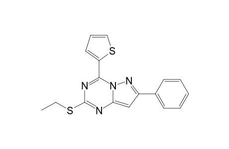 2-Ethylthio-7-phenyl-4-(2'-thienyl)pyrazolo[1,5-a][1,3,5]triazine