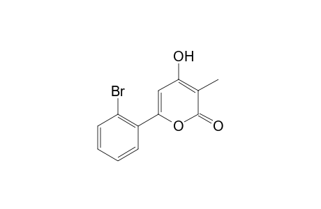 6-(2-Bromophenyl)-4-hydroxy-3-methylpyrone