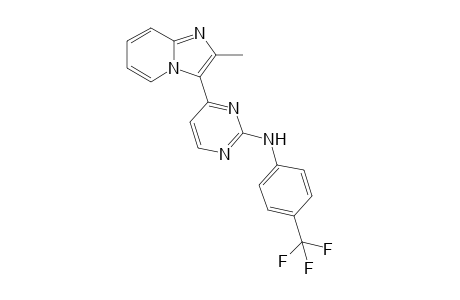 4-(2-Methylimidazo[1,2-a]pyridin-3-yl)-N-(4-(trifluoromethyl)-phenyl)-pyrimidin-2-amine