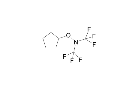 (bistrifluoromethylamino-oxy)cyclopentane