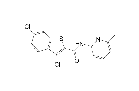 3,6-dichloro-N-(6-methyl-2-pyridinyl)-1-benzothiophene-2-carboxamide