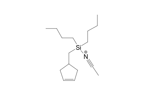 (3-CYCLOPENTENEMETHYL-DI-N-BUTYLSILYL)-ACETONITRILIUM