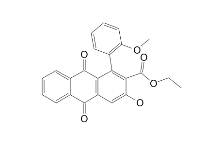 1-(1-METHOXYPHENYL)-2-ETHOXYCARBONYL-3-HYDROXY-9,10-ANTHRAQUINONE