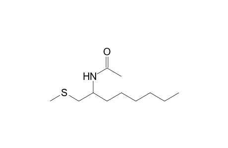 N-(1-methylsulfanyloctan-2-yl)acetamide