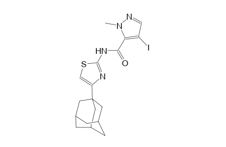 N-[4-(1-adamantyl)-1,3-thiazol-2-yl]-4-iodo-1-methyl-1H-pyrazole-5-carboxamide