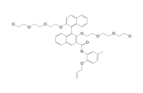 2,2'-BIS-[2-[2-(2-HYDROXYETHOXY)-ETHOXY]-ETHOXY]-N-[5-METHYL-2-(2-PROPENYLOXY)-PHENYL]-[1,1'-BINAPHTHALENE]-3-CARBOXAMIDE