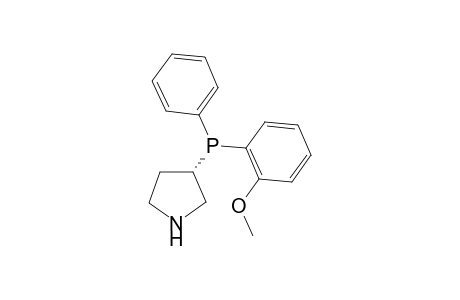 [( 3S, P(RS)]-3-[ (2'-Methoxyphenyl) phenylphosphanyl] pyrrolidine