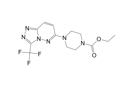 Ethyl 4-[3-(trifluoromethyl)[1,2,4]triazolo[4,3-b]pyridazin-6-yl]-1-piperazinecarboxylate